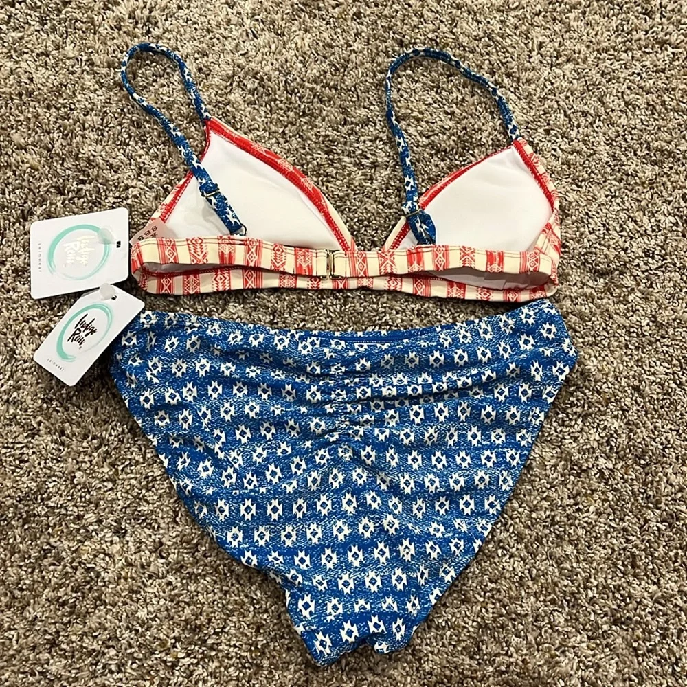 NWT Indigo Rein two piece swimsuit size medium - Picture 2 of 5